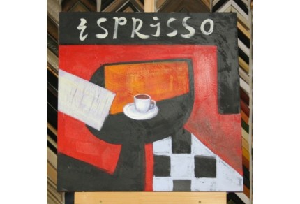 Obraz espresso II  60x60 cm